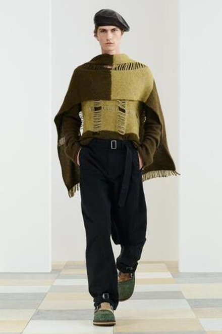 ZARA ТРИКОТАЖНЫЙ СВИТЕР СВОБОДНОГО КРОЯ С ВОЛОКНОМ АЛЬПАКИ, ОТТЕНКИ ЗЕЛЕНОГО