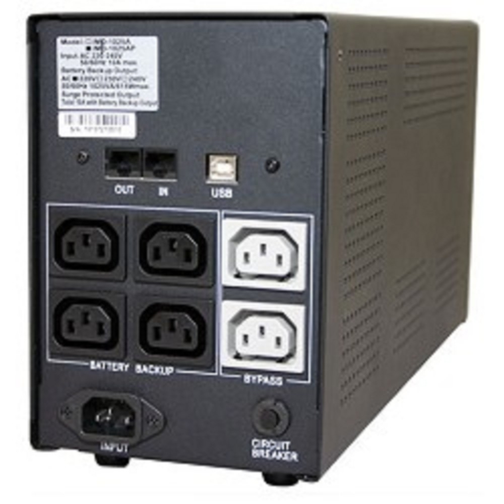PowerCom Imperial IMP-1200AP ИБП {Line-Interactive, 1200VA / 720W, Tower, 6xIEC-320 С13: 4 с резервным питанием + 2 с фильтрацией, USB} (671478)
