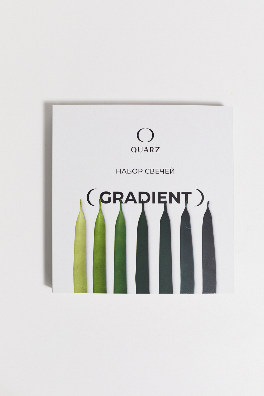 Набор свечей GRADIENT GREEN