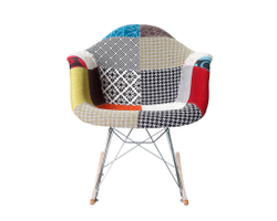 Стул Eames RAR Rocking Patchwork