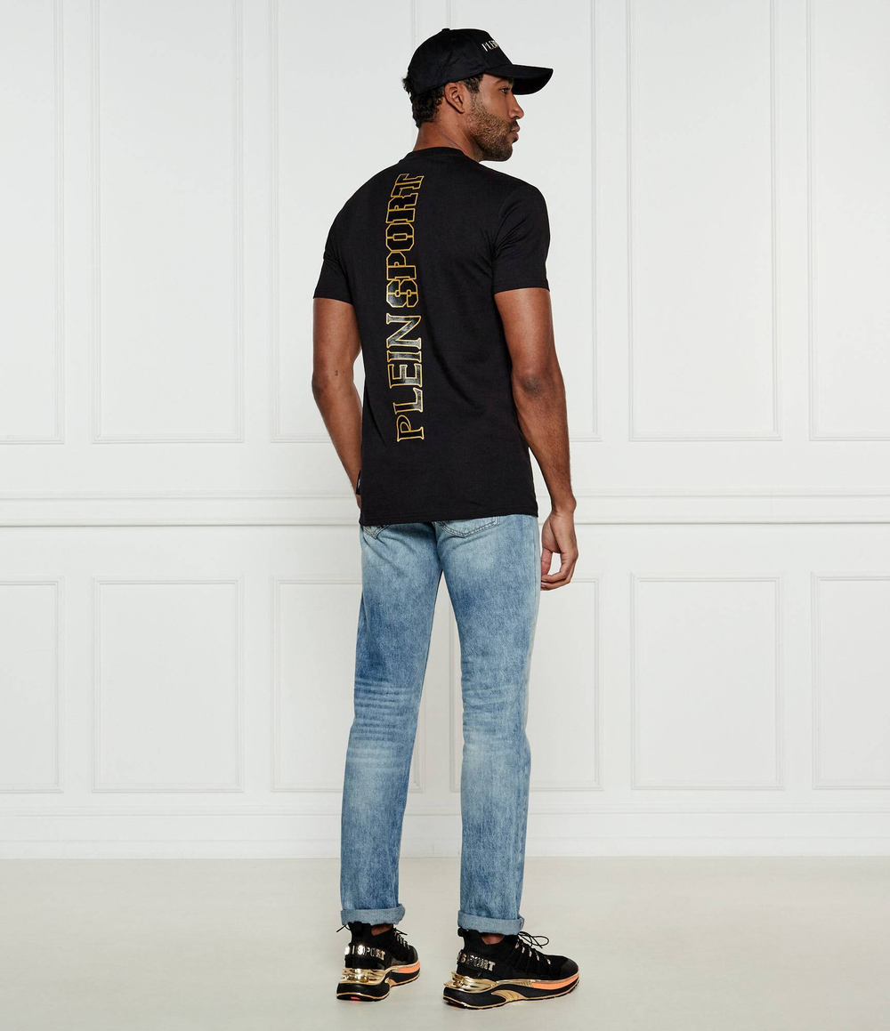 Футболка Lamina Scratch Plein Sport - черный(MTK8019 STE001N)