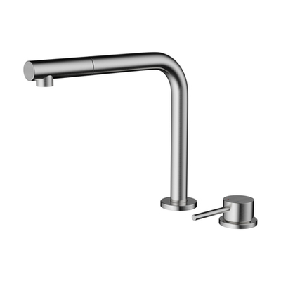 Смеситель для кухни  Omoikiri Nara 2 Plus-S-BN латунь/нержавеющая сталь