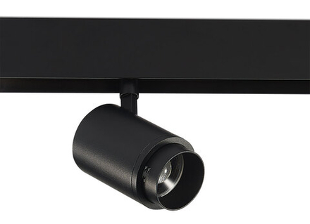 Светодиодный светильник Pratica для SPACE Track system 15Вт,  D60xL116xH150 мм,  1288Лм,  15-60°,  3000К,  диммируемый 0-10В,  Ra>90,  черный