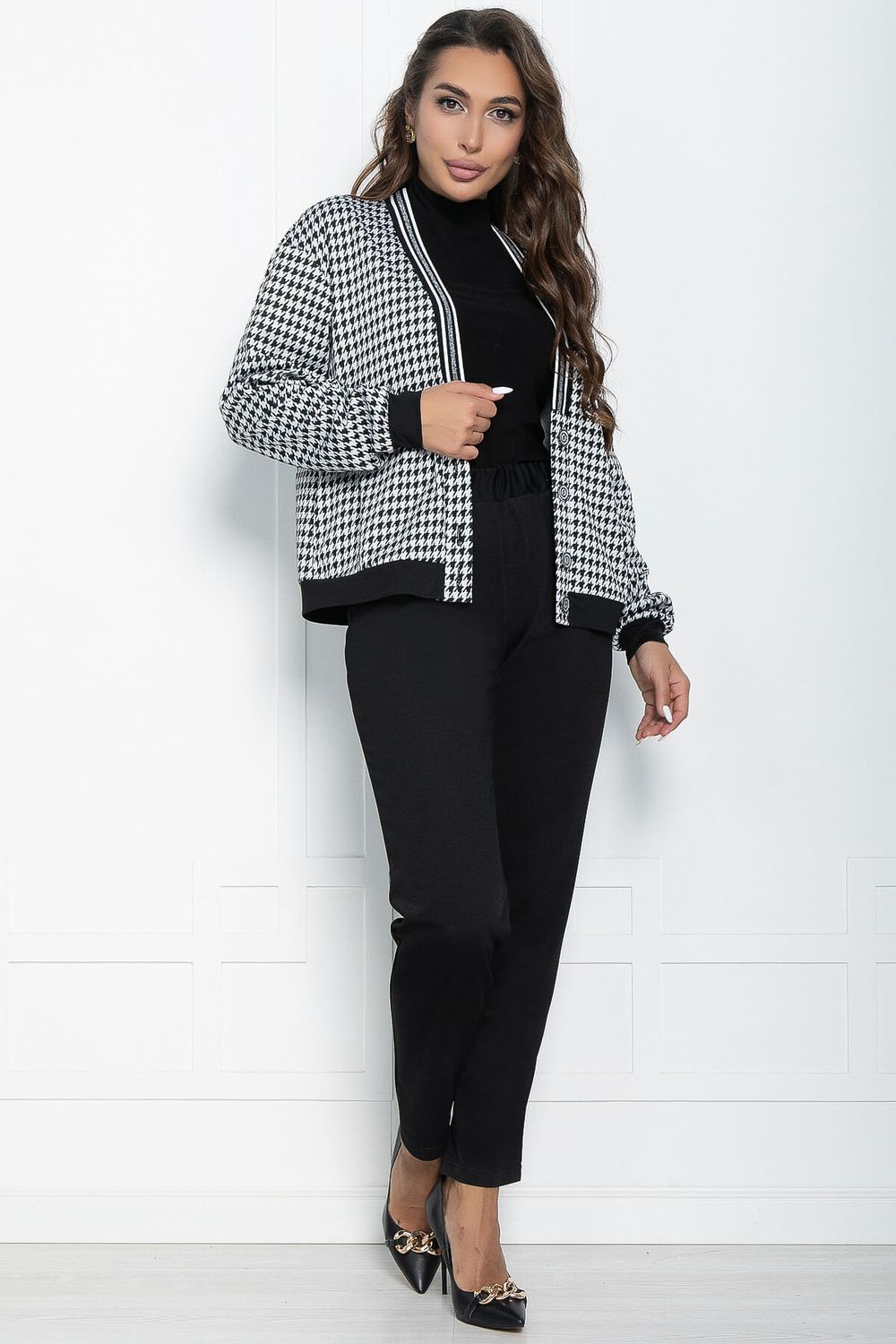 Костюм Тиона (черно-белый) К10816 LT Collection