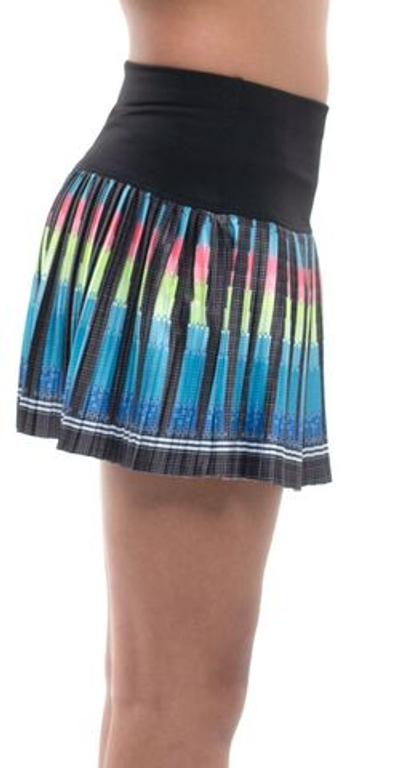 Юбка для девочки теннисная Lucky in Love Square Are You? Squared Up Pleated Skirt Girls - black