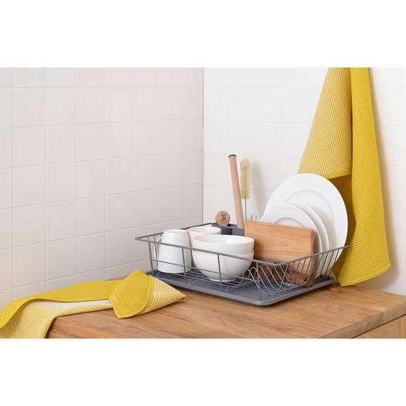 Набор из 2 тарелок белого цвета с фактурным рисунком Essential, Ø27см