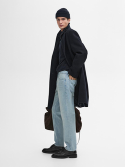 Massimo Dutti Зауженные джинсы из 100% хлопка, индиго