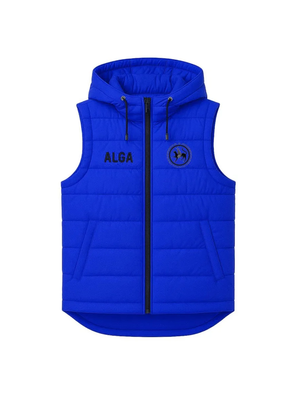 Жилет утепленный синий