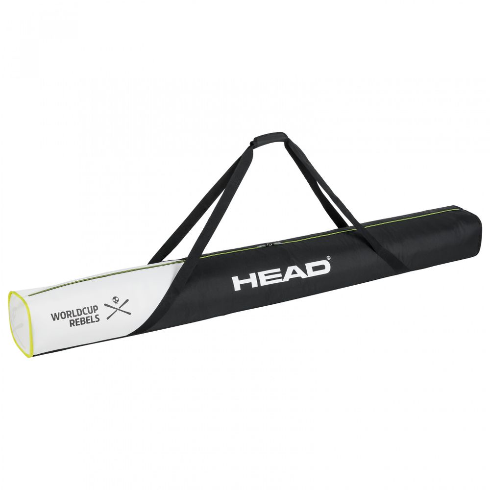 HEAD 383951 Rebels Single Skibag 180cm чехол на 1 пару лыж, длина 180 см whi/bla/neon yell