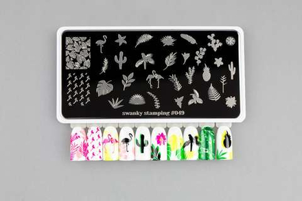 Пластина Swanky Stamping 049