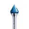Борфреза Karnasch форма J (зенкер с вершиной 60°), твердосплавная