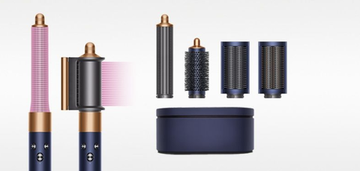 Длинный мультистайлер Dyson Airwrap™ Complete с феном «берлинский синий/медь»