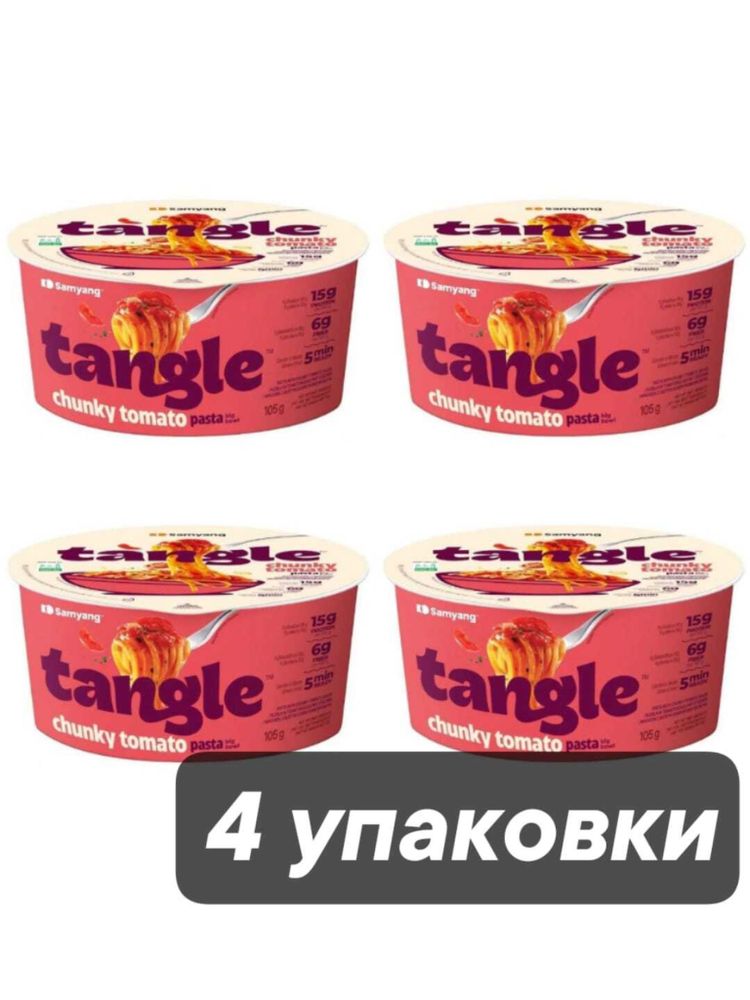 Лапша томатная Samyang Tangle Tomato стакан 105 г x 4 шт
