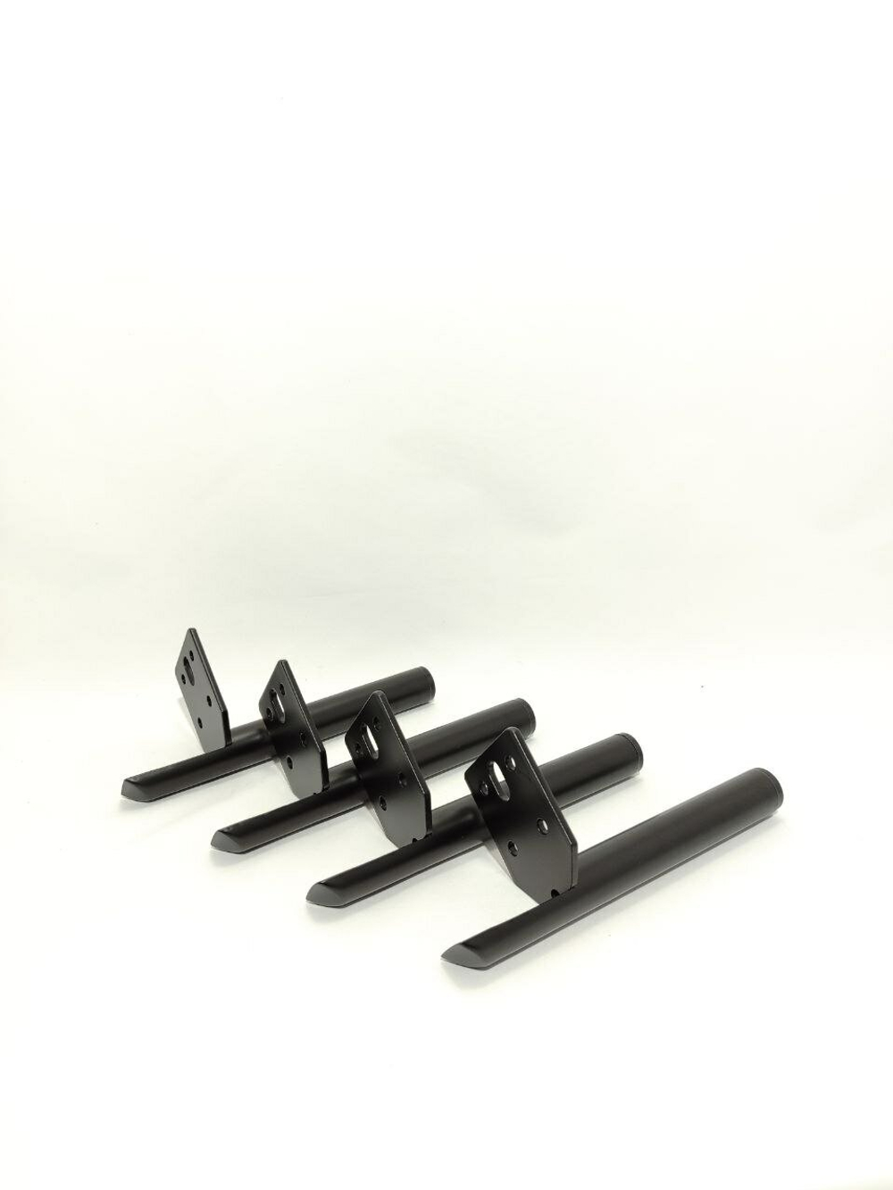 "Мебельные ножки стальные Штыки" Черный матовый - 4 шт, 15 см, .