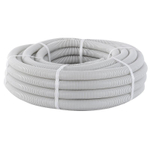 Труба гофрированная ПВХ серая 20 мм с протяжкой 100 м