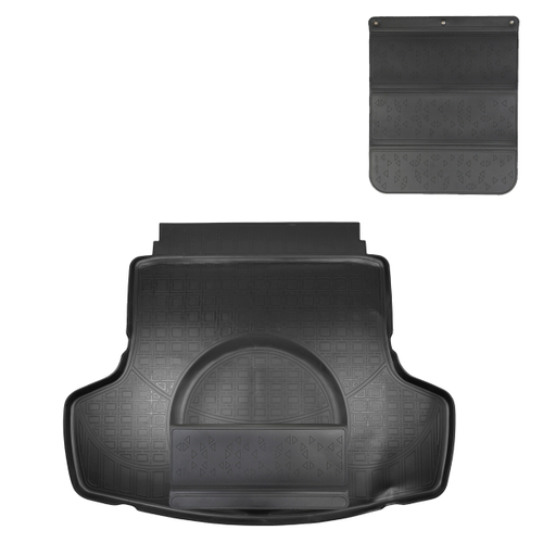 Коврик в багажник Norplast для Kia K5 в кузове Optima III (2020-) Черный, арт.NPA00-T43-268-APP