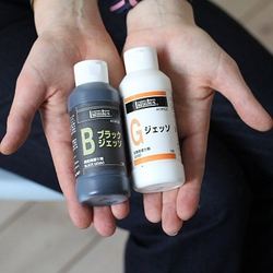 Краска акриловая Гессо Gesso (белая)