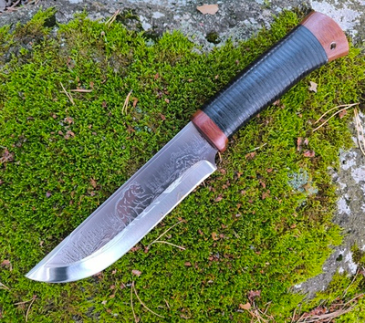 Разделочный нож НС-06 Медвежий гравировка, Златоуст