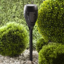 Светильник уличный ЭРА ERASF012-34 Факел на солнечной батарее 50 см | Садовые декоративные светильники