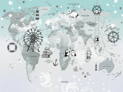 Дизайнерские обои Wall Street Funny Tour