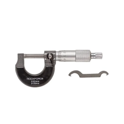 Микрометр (0-25мм, 0.01мм), в футляре RockForce##Rock FORCE RF-5096P9025