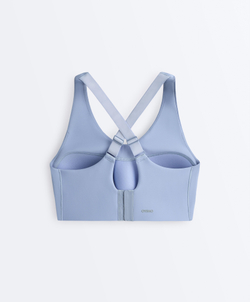 Oysho Кроп-топ Compressive, сине-серый
