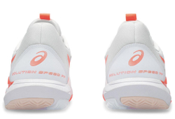 Женские Кроссовки теннисные Asics Solution Speed FF 3 Clay - white/sun coral