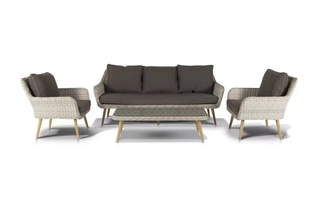 "Прованс" лаунж-зона плетеная из искусственного ротанга, цвет бежевый