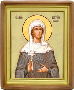 Матрона Наволокина святая мученица. Икона на холсте.