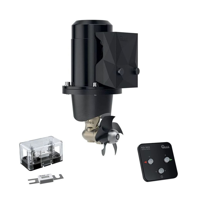 Подруливающее устройство Quick, D110mm, 25KGF, 12 В, (TCD2022 - NO TNL)