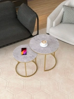 Комплект журнальных столов Акцент - керамогранит 201GLBAGKER