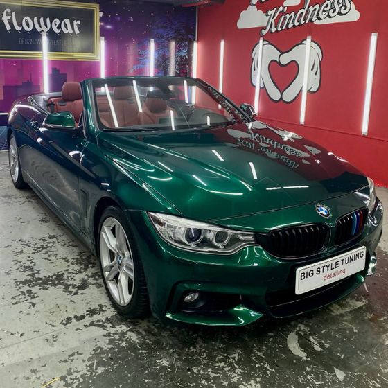 Пленка PET перламутровая зеленая темная глянцевая Agate Green Carbins