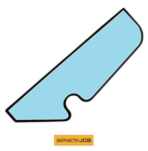 Стекло форточки левой JCB 332/F8506