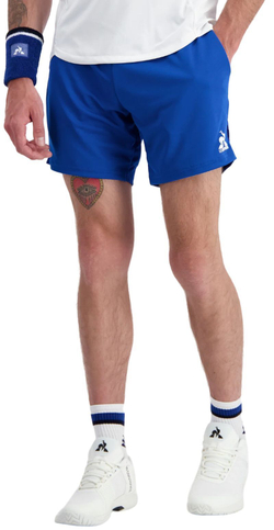 Мужские теннисные шорты Le Coq Sportif Tennis Pro Short N°24 M - небесный
