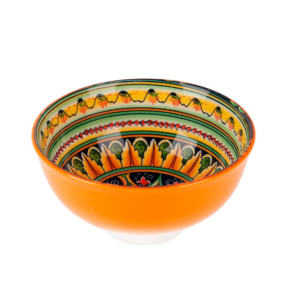 Салатник "Arabesque" (оранжевый) d=12см v=300мл (min12) (транспортная упаковка)