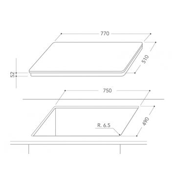 Индукционная варочная панель KitchenAid KHIP4 77510