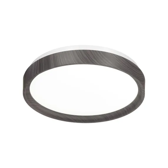 7627/CL PALE SN 000 Светильник пластик/белый/венге под дерево LED 30Вт 4000К D330 IP43 WOODI