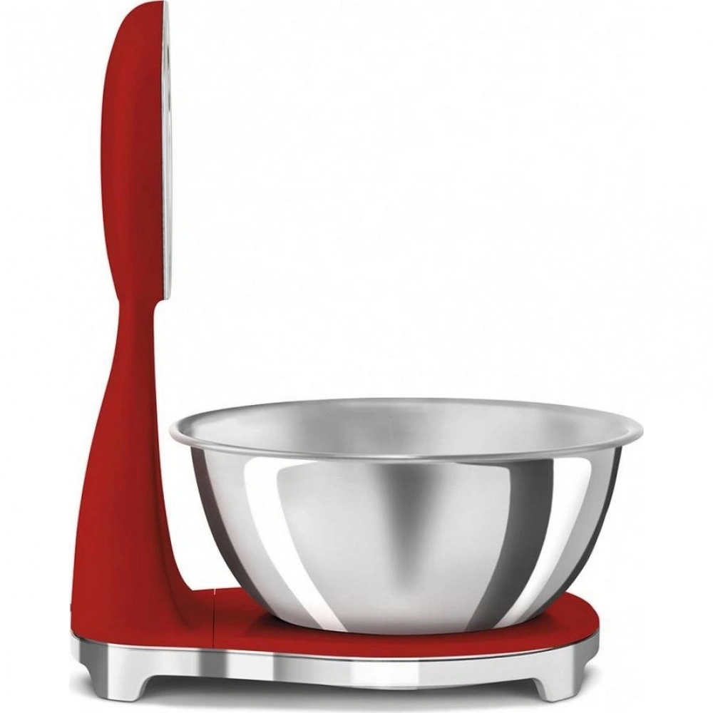 Весы кухонные Smeg KSF01RDWW красный