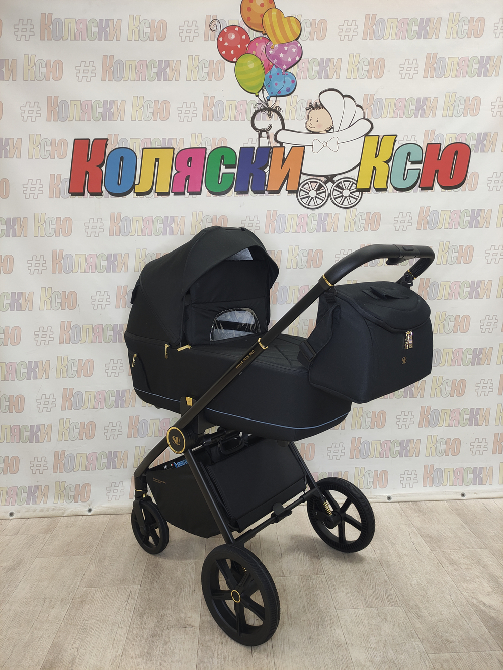 Модульная коляска Sweet Baby Stella Plus Therma Black