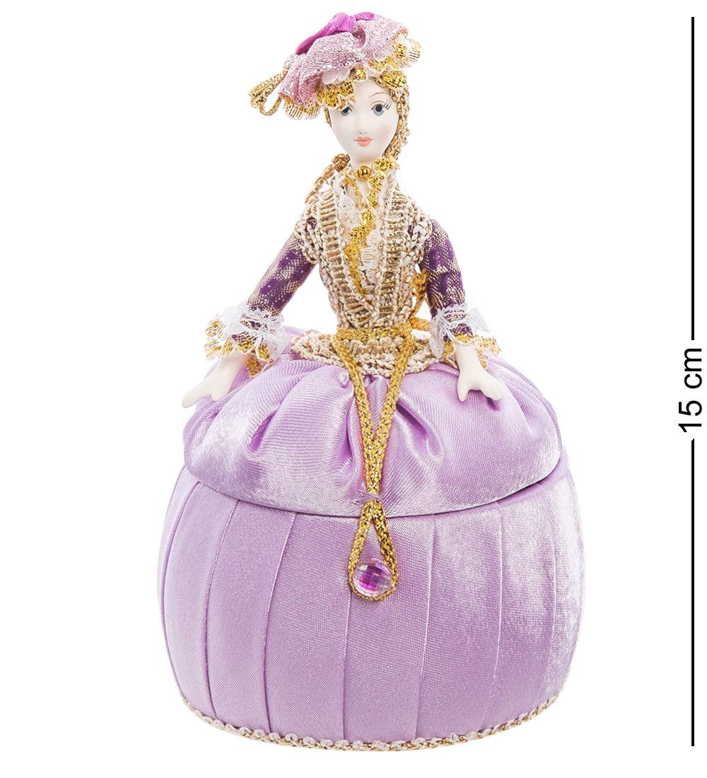 Народные промыслы RK-732/ 8 Кукла-шкатулка «Дама в вечернем платье»