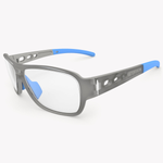 Спортивные очки с диоптриями детские Siols / Kids Fusion Hybrid / Crystal Dark Matt - Blue / Small 7-10 лет