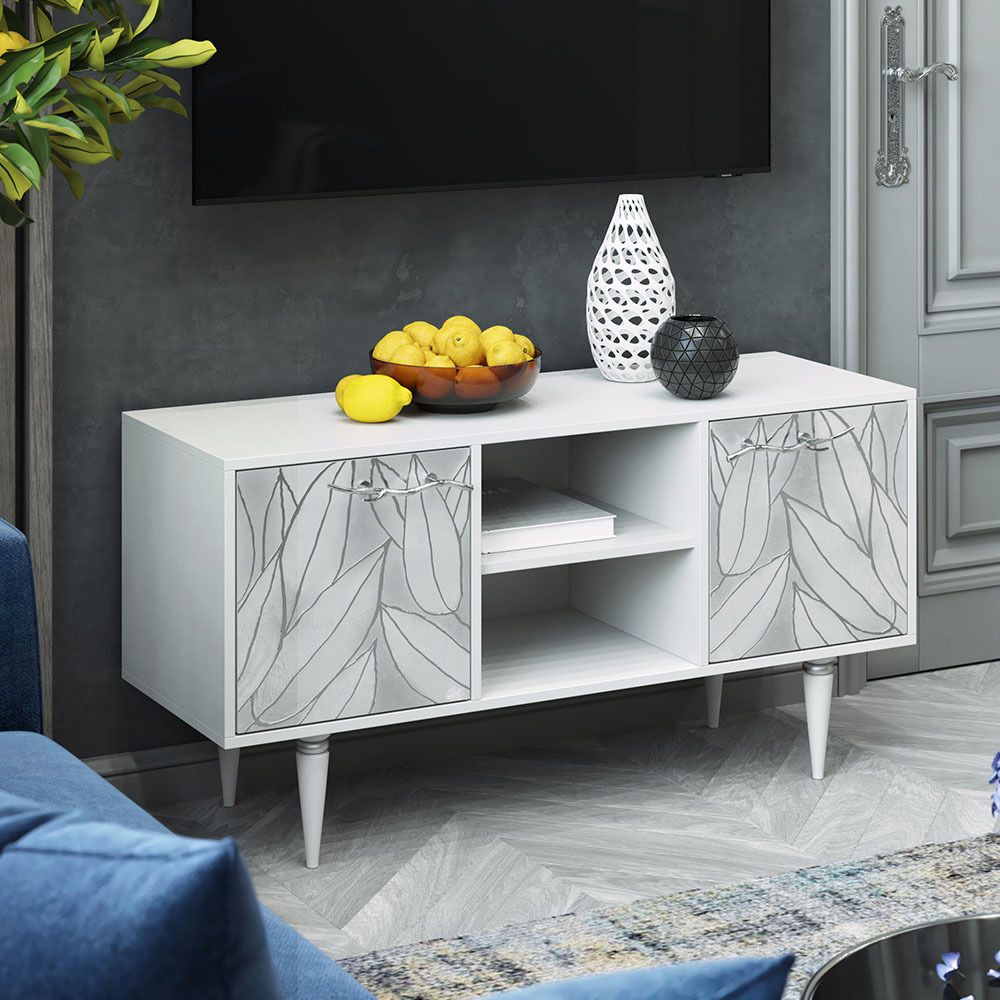 Тумба под ТВ Арт 117см Классик Айс