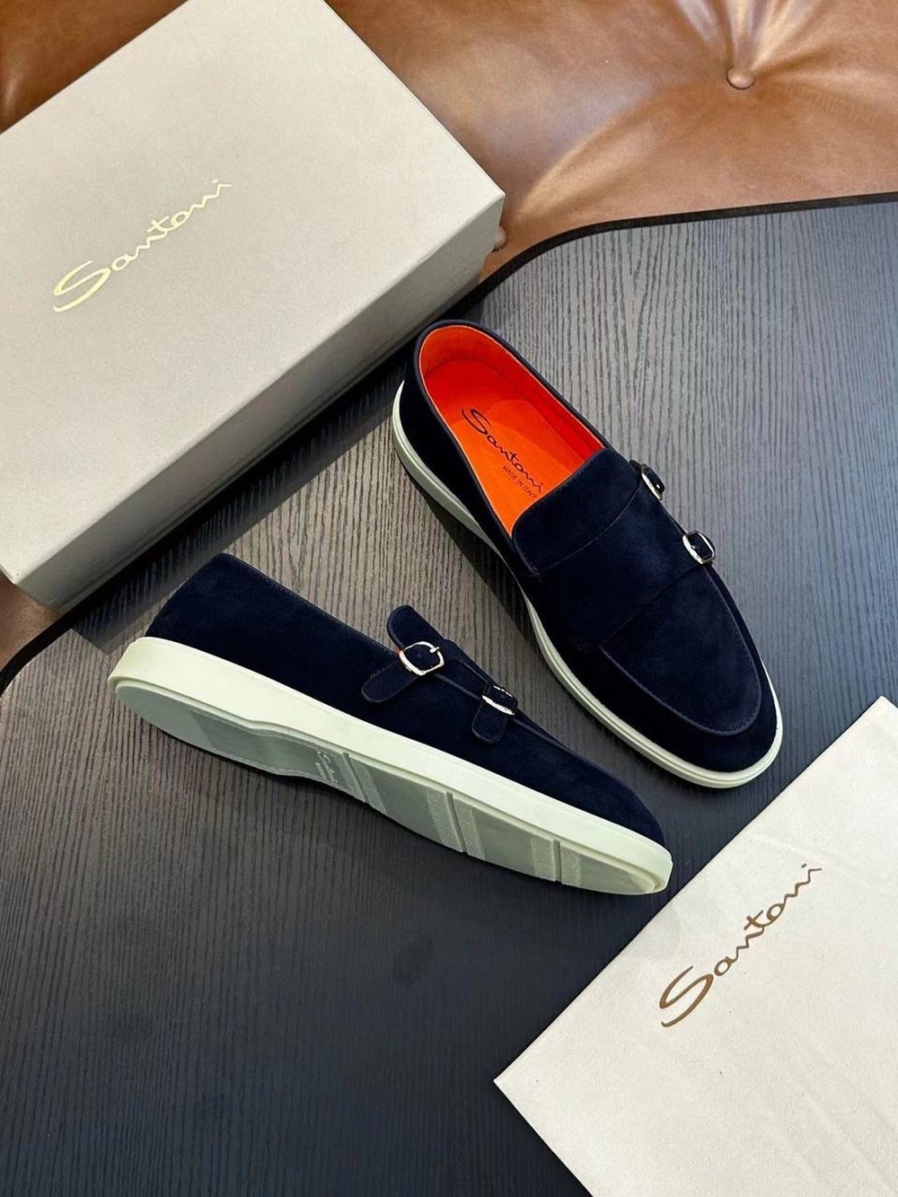 Лоферы Santoni