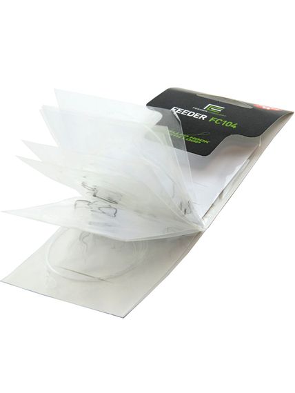 Крючки с поводком FC FEEDER FC104 №12, 10 шт. (поводок 70 см, 0,10 мм)