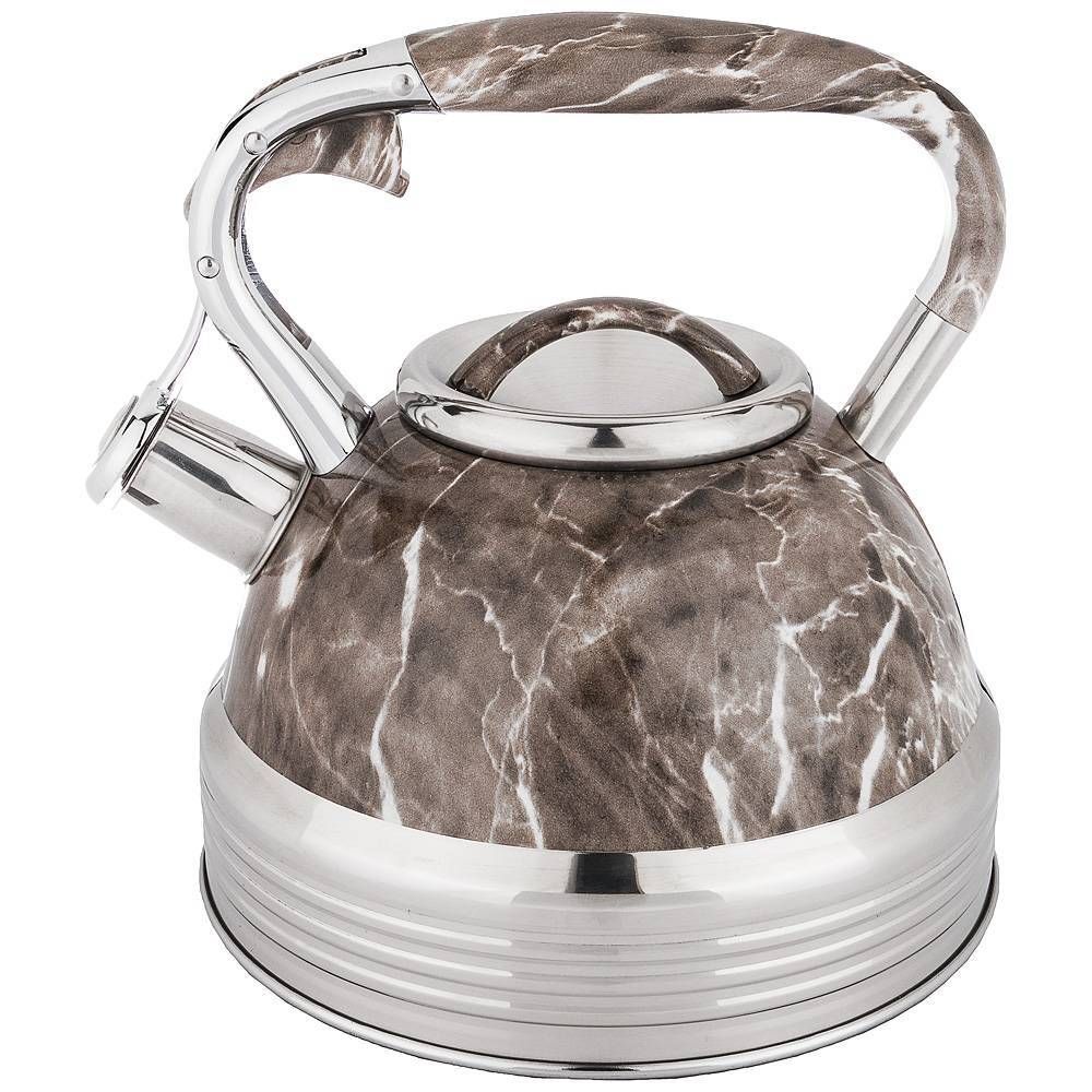 ЧАЙНИК AGNESS СО СВИСТКОМ ИНДУКЦИОН. КАПСУЛЬНОЕ ДНО 2,8 Л