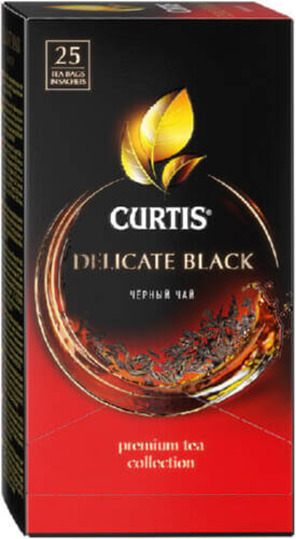 Чай черный Curtis Delicate Black  25 пакетов.