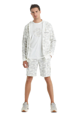 Толстовка на молнии Fresh Camo светло-серый