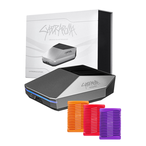 Набор Kogado Cyberaroma Set 4: ароматизатор автоматический и три блока Black Ice, White Musk, BlueSea CYBER4