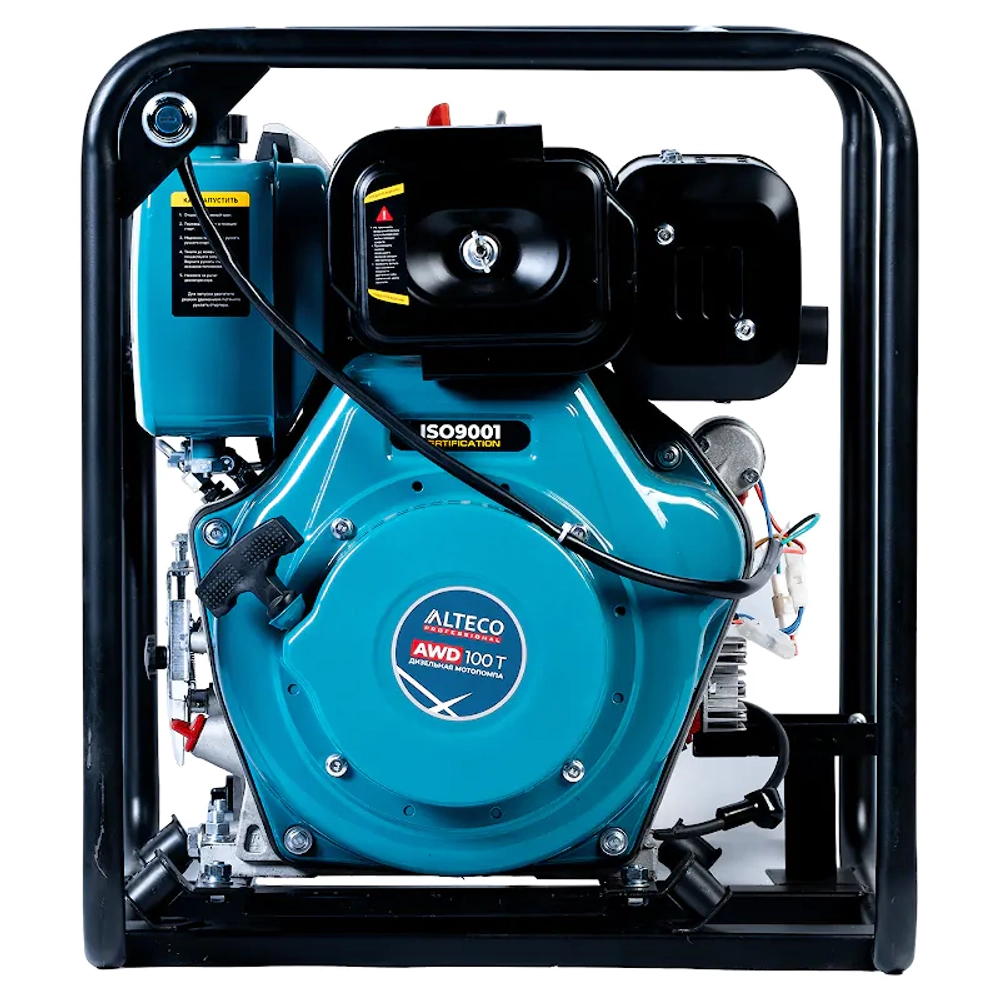 ALTECO AWD100T Professional мотопомпа дизельная 10.14 л.с, 1166 л/мин, диаметр 100 мм, 44239