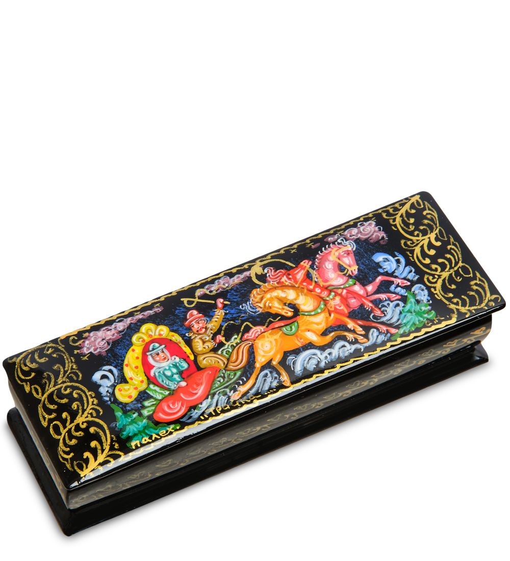 Народные промыслы ШК-85/27-C Шкатулка «Тройка»